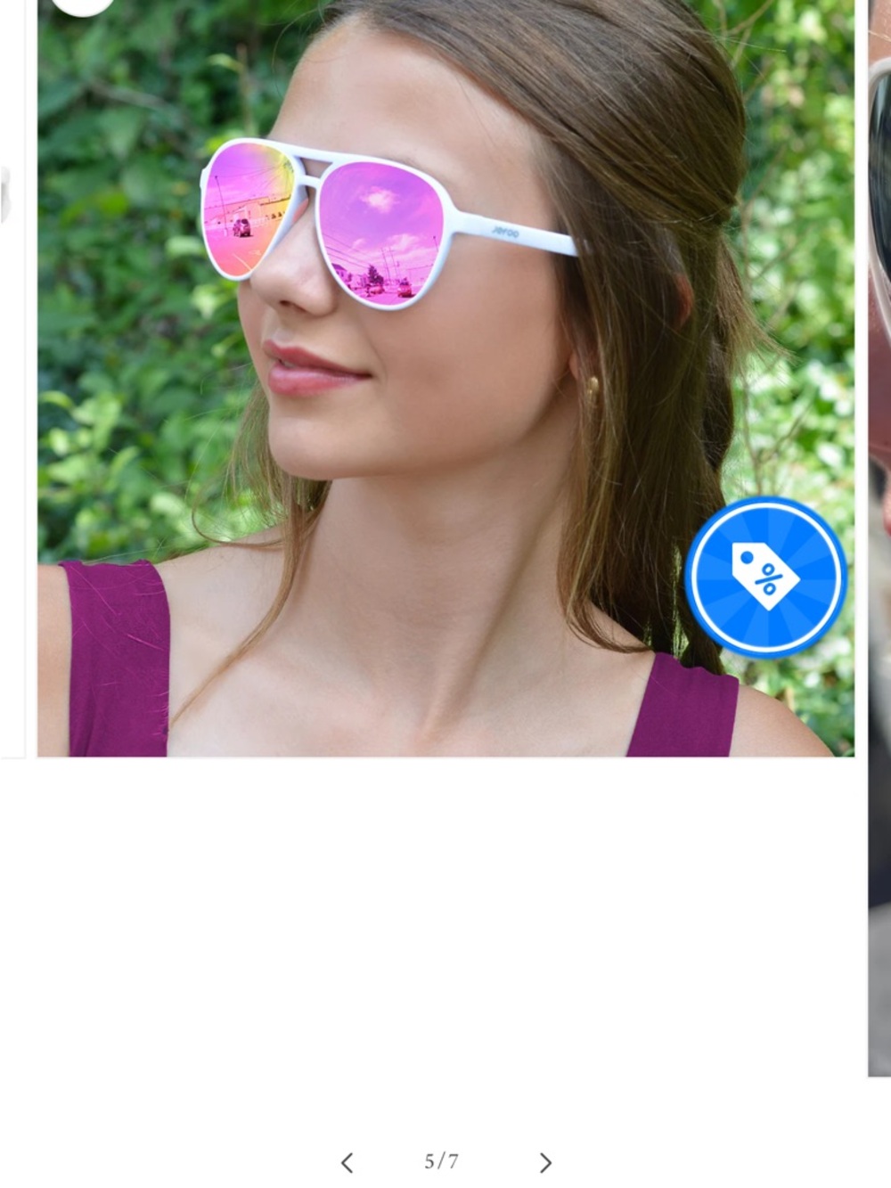 JEFOO
Elegant Aviator Sunglasses · Flamingo Pink